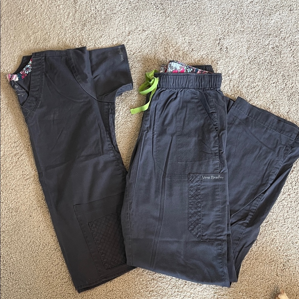 Vera Bradley Pewter Scrub Set